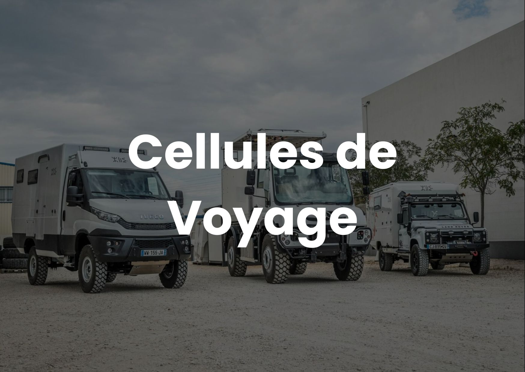 Cellule 4x4 cellules de voyage au Provence Overland Festival - salon du tout terrain