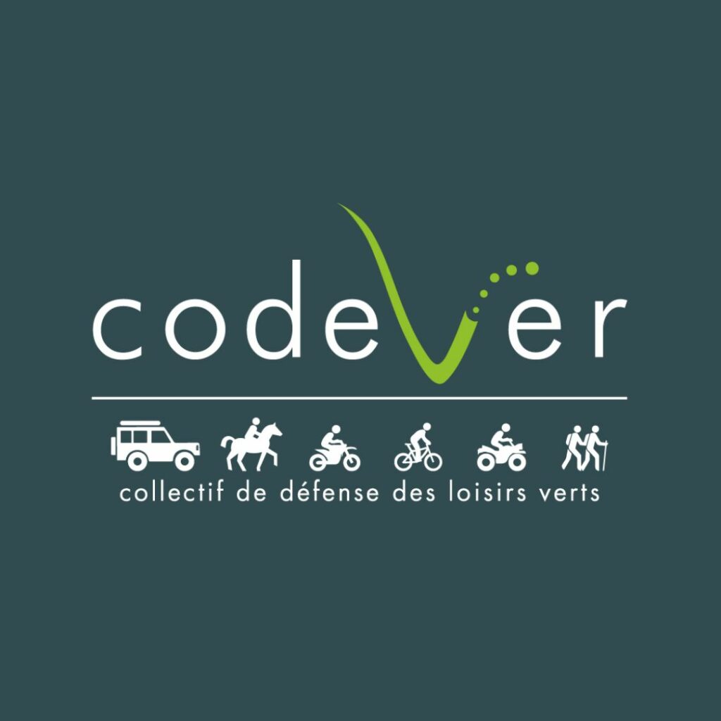 Le CODEVER (Collectif de Défense des Loisirs Verts) défend depuis plus de 30 ans la liberté de circuler sur les chemins pour tous les pratiquants de loisirs verts, motorisés ou non (4x4, moto, quad, VTT, cheval, randonnée…).