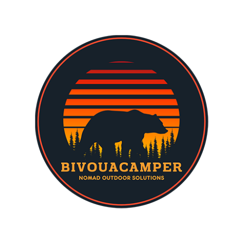 Logo de l'exposant au Provence Overland Festival? Bivoua camper distributer de cellule pick up et teardrop offroad