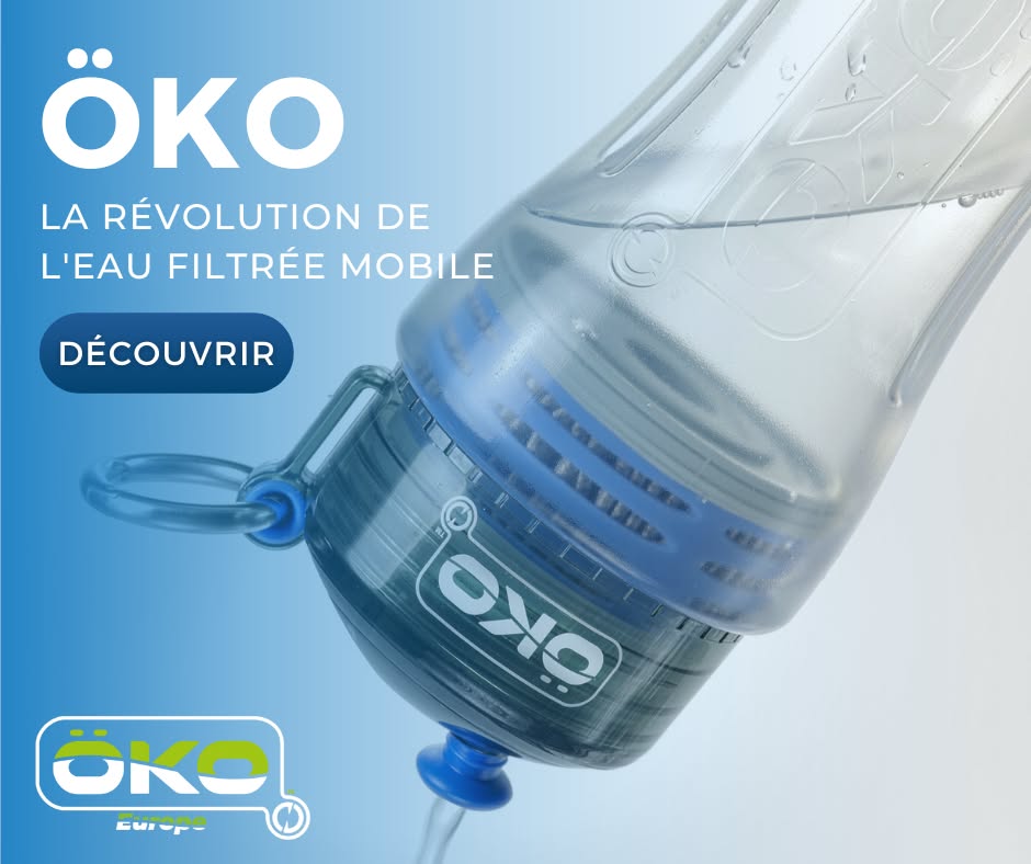 Gourde filtrante ÖKO Europe technologie NASA pour autonomie en eau salon du tout terrain