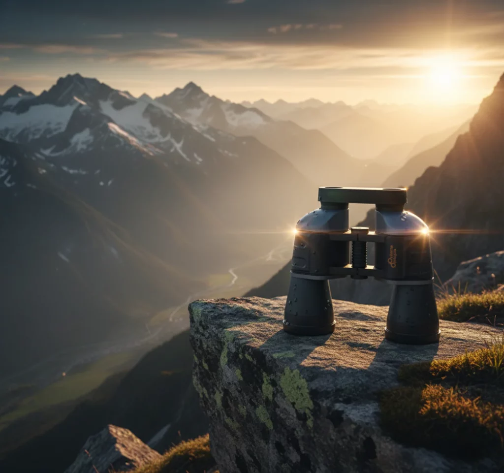 jumelles 10x50 Océane Optique pour observation longue distance en montagne