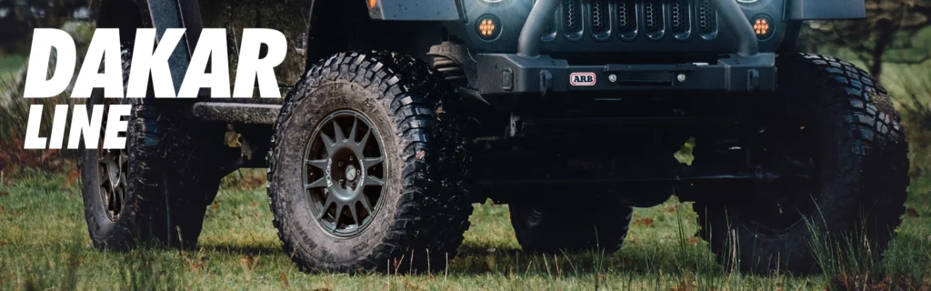 Jantes Evo Corse Dakar line utilisées en rallye raid et expedition offroad